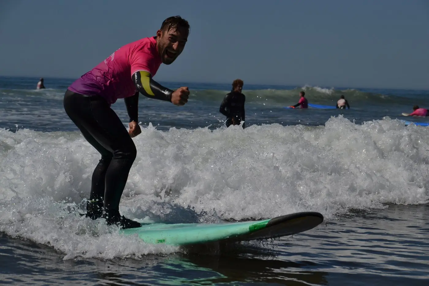 Surf coaching session in Ericeira